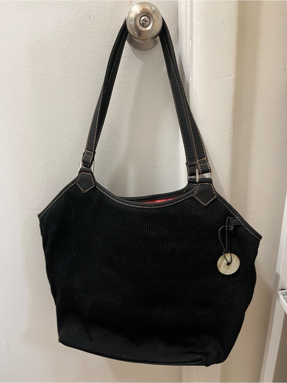 SAK Black Women's Shoulder Tote Bag - Classic Everyday Style